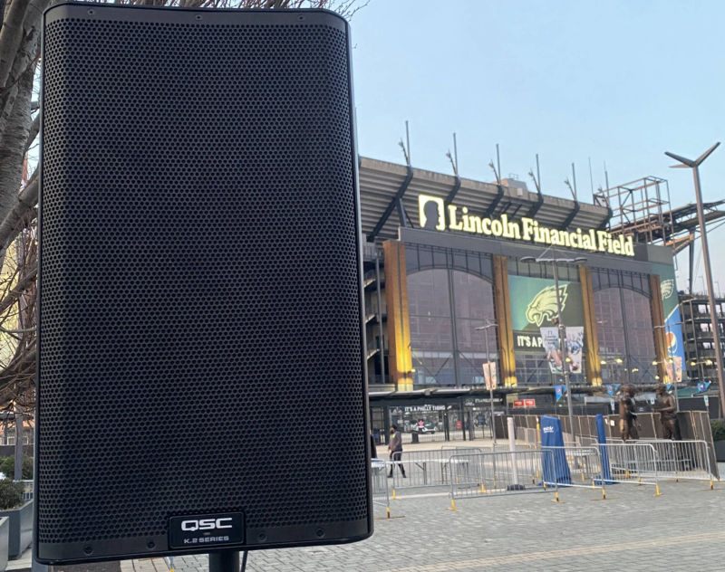 QSC K12.2 for outdoor event