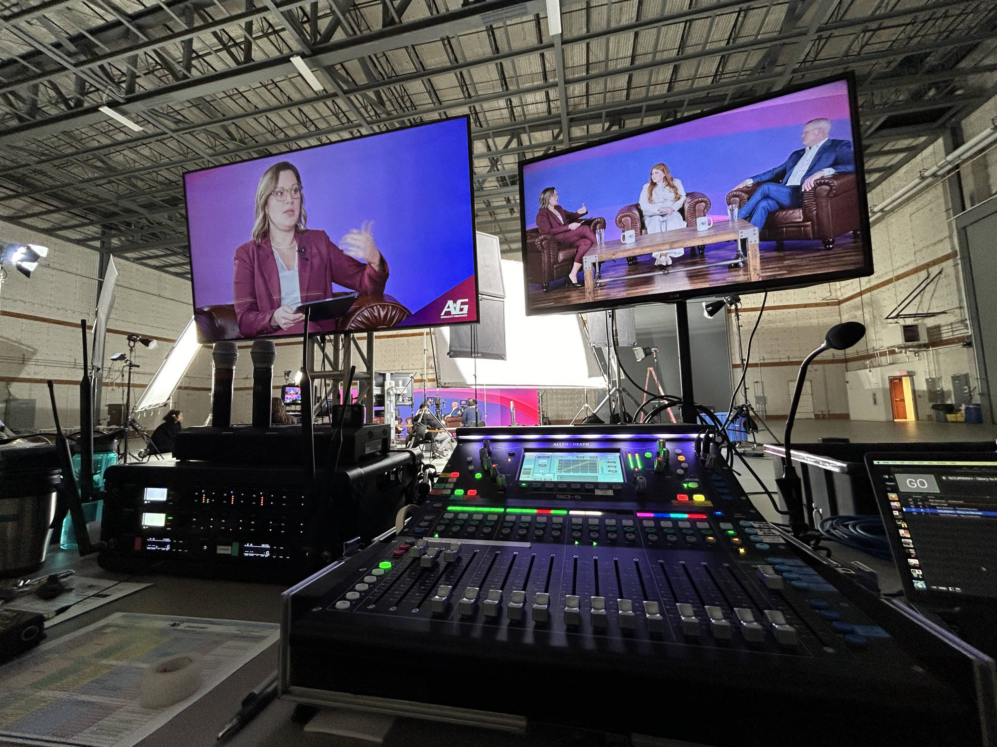 Live stream broadcast production